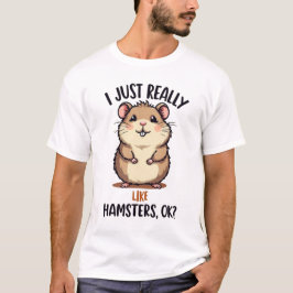 Camiseta Eu Gosto Muito De Hamsters