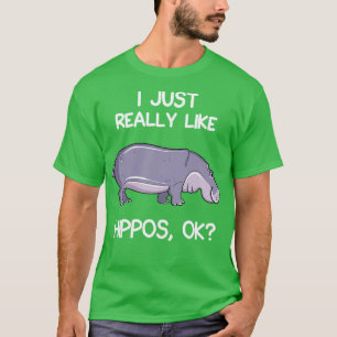 Camiseta Eu Gosto Muito De Hippos