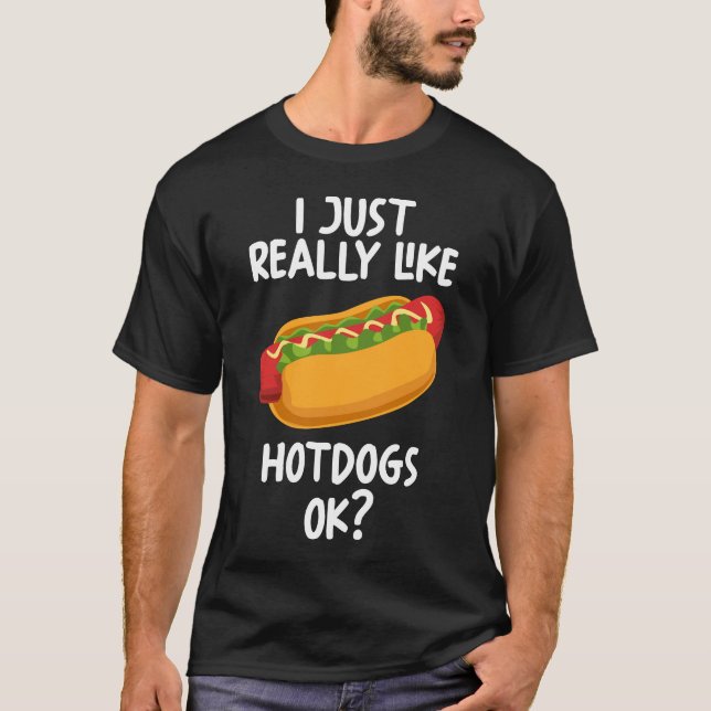 Camiseta Eu Gosto Muito De Hotdog (Frente)
