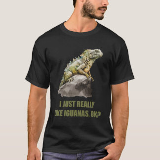 Camiseta Eu gosto muito de Iguanas Iguana