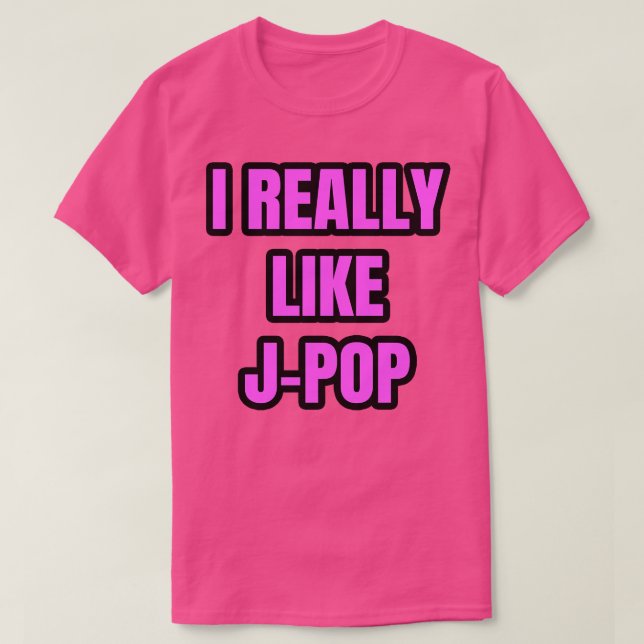 Camiseta Eu Gosto Muito De JPop (Frente do Design)