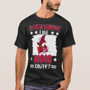 Camiseta Eu Gosto Muito De Kois Ok Fish Koi Premium