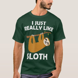 Camiseta Eu Gosto Muito De Lama Bonita E Doce Sloth
