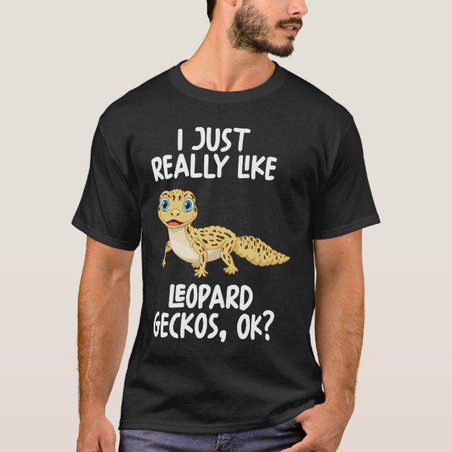 Camiseta Eu Gosto Muito De Leopard Geckos (Frente)