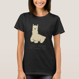 Camiseta Eu Gosto Muito De Lhamas