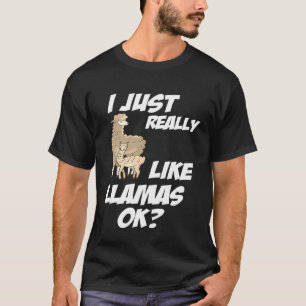 Camiseta Eu Gosto Muito De Lhams Ok Crianças Meninas