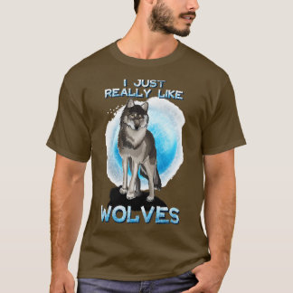 Camiseta Eu Gosto Muito De Lobos