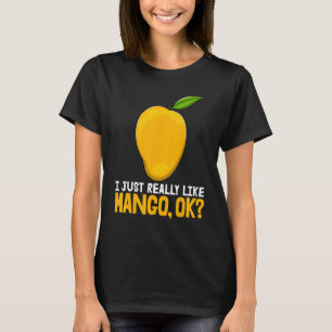 Camiseta Eu Gosto Muito De Mango, Muito Engraçado Fruta De