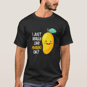 Camiseta Eu Gosto Muito De Mango Ok Fruta Mango