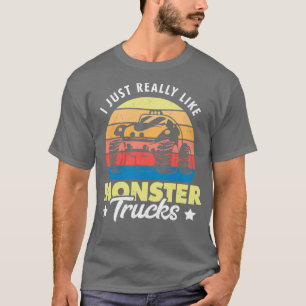 Camiseta Eu gosto muito de Monster Trucks