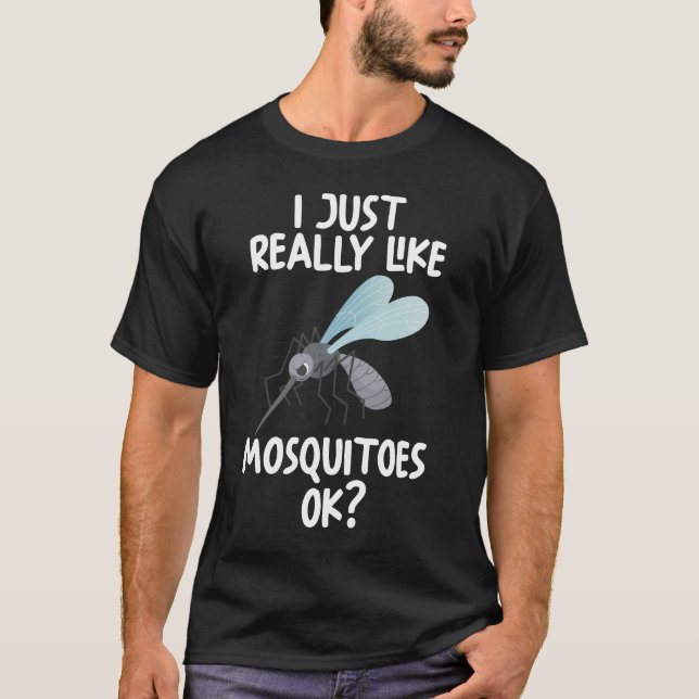 Camiseta Eu Gosto Muito De Mosquitos Ok (Frente)