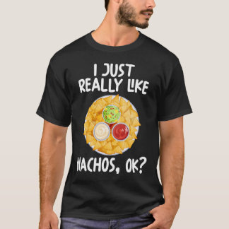 Camiseta Eu Gosto Muito De Nachos Ok