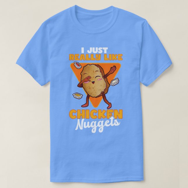 Camiseta Eu Gosto Muito De Nuggets De Frango (Frente do Design)