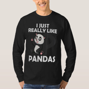 Camiseta Eu Gosto Muito De Pandas Cute Giant Panda 1