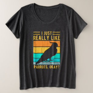 Camiseta Eu Gosto Muito De Papagaios