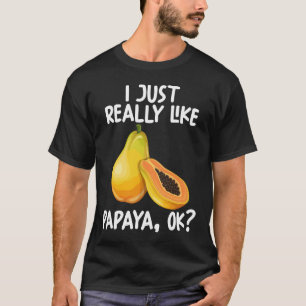 Camiseta Eu Gosto Muito De Papaya Ok