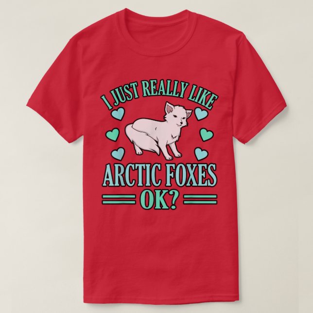 Camiseta Eu Gosto Muito De Patas Árcticas Ok (Frente do Design)
