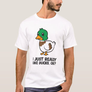 Camiseta Eu Gosto Muito De Patos