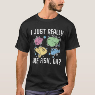 Camiseta Eu Gosto Muito De Peixe, Aquário De Peixe