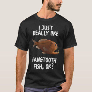 Camiseta Eu Gosto Muito De Peixe Fangtooth Ok