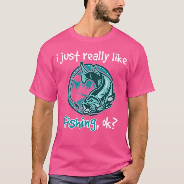 Camiseta Eu Gosto Muito De Pescar Pescadores De Pescado (Frente)