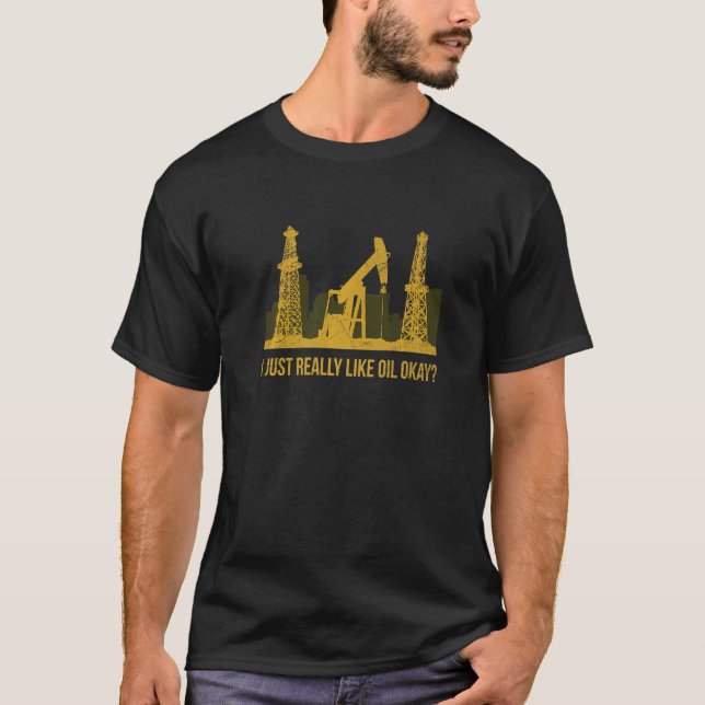 Camiseta Eu Gosto Muito De Petróleo, Uma Cotação Para Uma F (Frente)