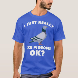 Camiseta Eu Gosto Muito De Pigeon Breeder Pigeon Racing