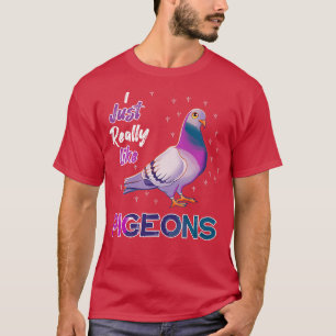 Camiseta Eu Gosto Muito De Pombos