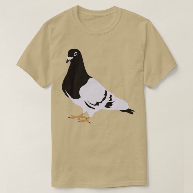 Camiseta eu gosto muito de pombos 2 (Frente do Design)