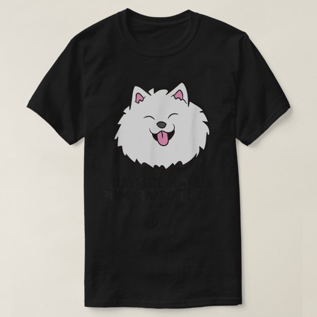 Camiseta Eu Gosto Muito De Pomeranianos Ok Bela Pomeraniana (Frente do Design)