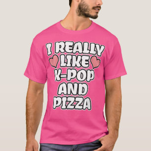 Camiseta Eu Gosto Muito De Pop K E Pizza