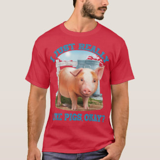 Camiseta Eu Gosto Muito De Porcos, Ok, Jovem Porco Bonito
