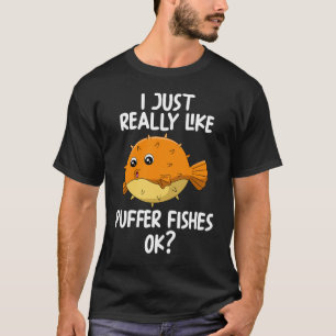 Camiseta Eu Gosto Muito De Puffer Fishes Ok