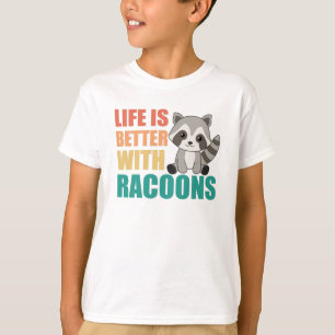 Camiseta Eu Gosto Muito De Racoons Cute Raccoon
