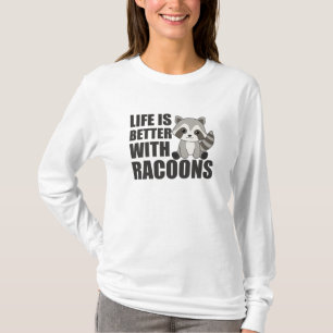 Camiseta Eu Gosto Muito De Racoons Cute Raccoon