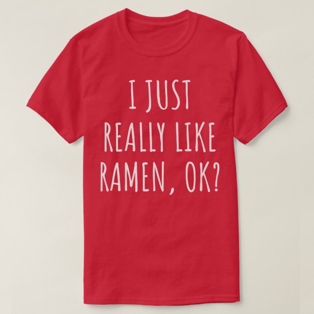 Camiseta Eu Gosto Muito De Ramen Ok 229 (Frente do Design)