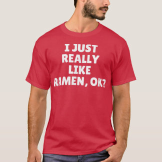 Camiseta Eu Gosto Muito De Ramen Ok 447