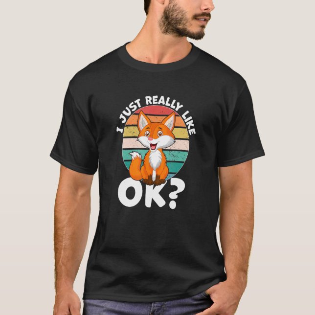 Camiseta Eu Gosto Muito De Raposa (Frente)