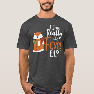 Camiseta Eu Gosto Muito De Raposa Ok De Lover Kawaii