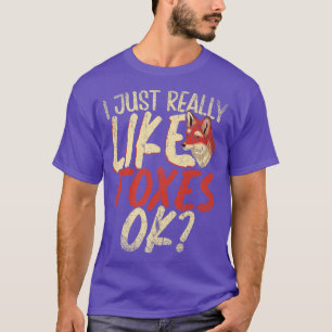 Camiseta Eu Gosto Muito De Raposa Ok Floresta Animal Engraç