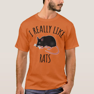 Camiseta Eu Gosto Muito De Ratos
