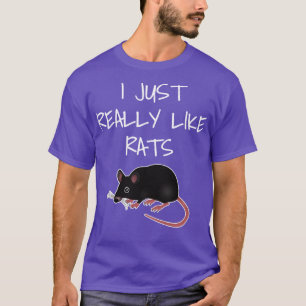 Camiseta Eu Gosto Muito De Ratos