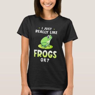 Camiseta Eu Gosto Muito De Sapos