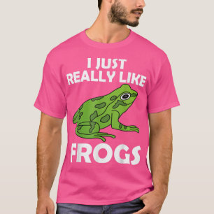 Camiseta Eu Gosto Muito De Sapos Do Sapo Verde Anfíbio