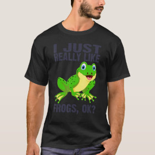 Camiseta Eu Gosto Muito De Sapos Ok Tadpole Sapo 3