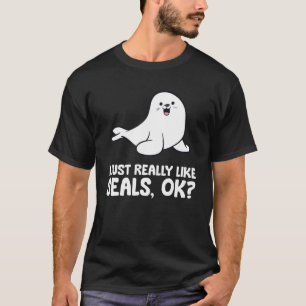 Camiseta Eu Gosto Muito De Selos Ok, Leão Do Mar