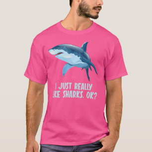 Camiseta Eu gosto muito de Sharks ok Shark