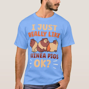 Camiseta Eu Gosto Muito De Suínos De Guiné, Ok.