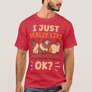 Camiseta Eu Gosto Muito De Suínos De Guiné, Ok.