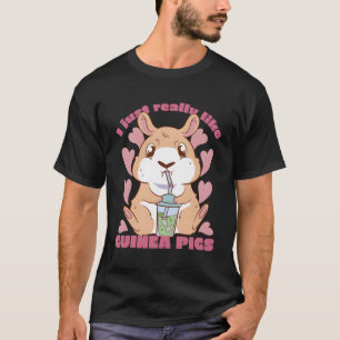 Camiseta Eu Gosto Muito De Suínos Guineas E Suínos Guineas